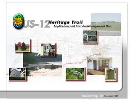 Heritage Route Application and Corridor Management Plan