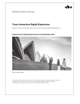 Sydney Opera House Tours Immersive Digital Experience