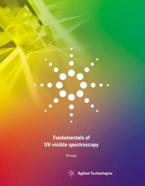 Fundamentals of Modern UV-Visible Spectroscopy