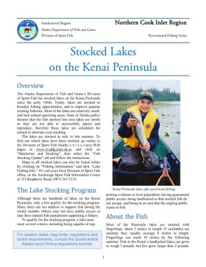 Stocked Lakes on the Kenai Peninsula