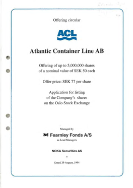 Atlantic Container Line AB