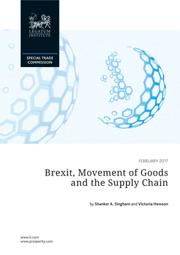 Brexit, Movement of Goods and the Supply Chain