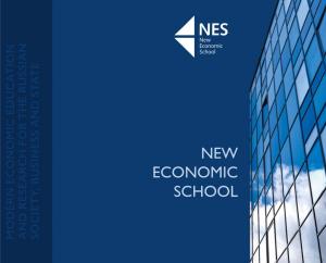 New Economic School Modern Economic Education Modern Economic the Russian for and Research and State Business Society, Mission of Nes