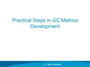 GC Method Developement
