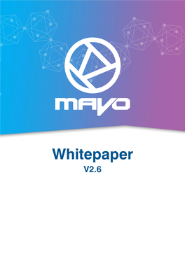 Whitepaper V2.6 MAVO Token