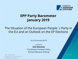 EPP Party Barometer January 2019