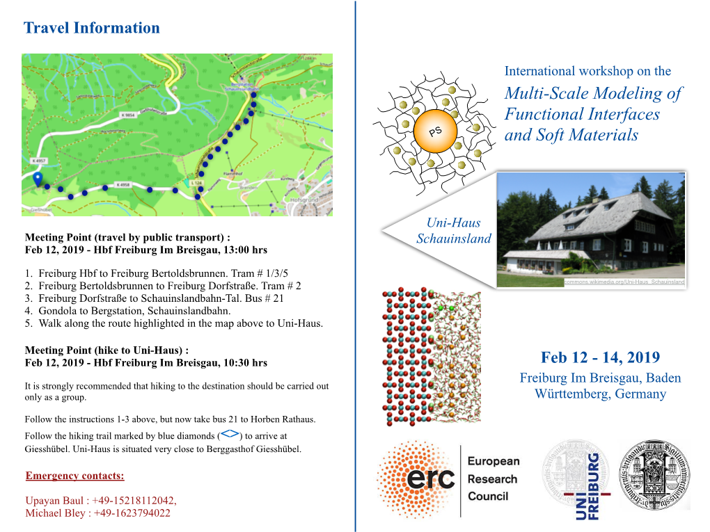 Multi-Scale Modeling of Functional Interfaces and Soft Materials