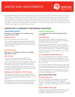 United Way Investments