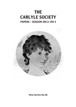 The Carlyle Society Papers