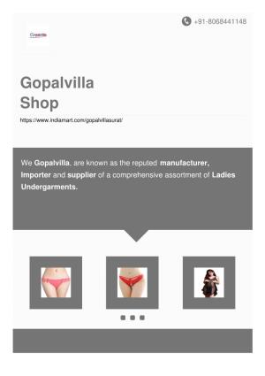 Gopalvilla Shop