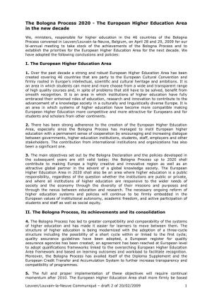 Bologna Declaration