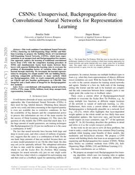 Unsupervised, Backpropagation-Free Convolutional Neural Networks for Representation Learning