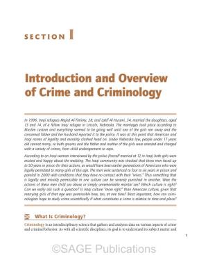 Introduction and Overview of Crime and Criminology 3