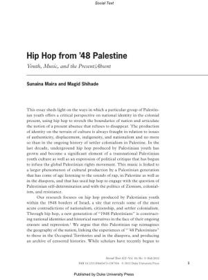 Hip Hop from '48 Palestine