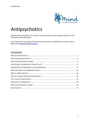 Antipsychotics-2020.Pdf