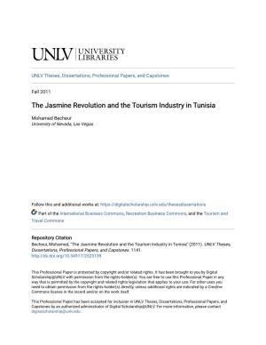 The Jasmine Revolution and the Tourism Industry in Tunisia