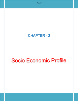 Socio Economic Profile\Chapter 2.Doc
