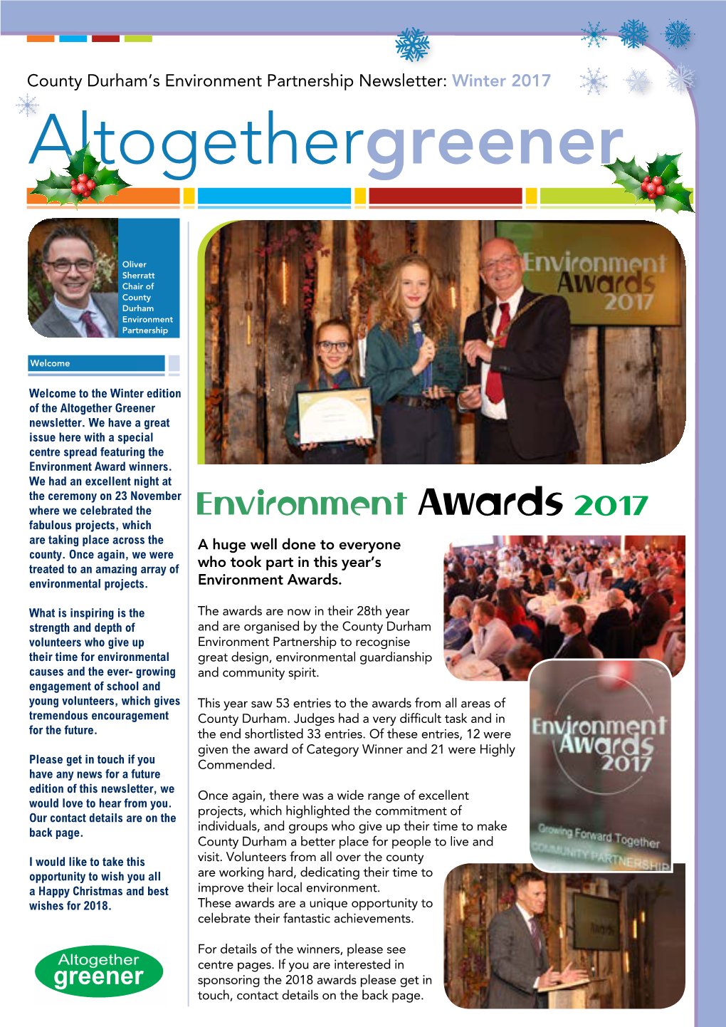 Altogether Greener Newsletter Winter 2017