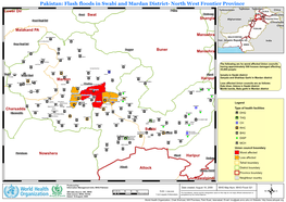 Pakistan: Flash Floods in Swabi and Mardan District- North West Frontier Province