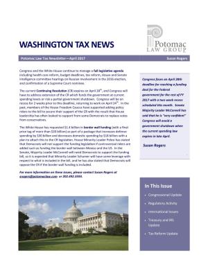 Washington Tax News