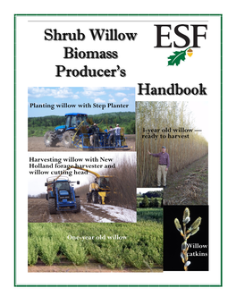 Shrub Willow Biomass Producer's Handbook
