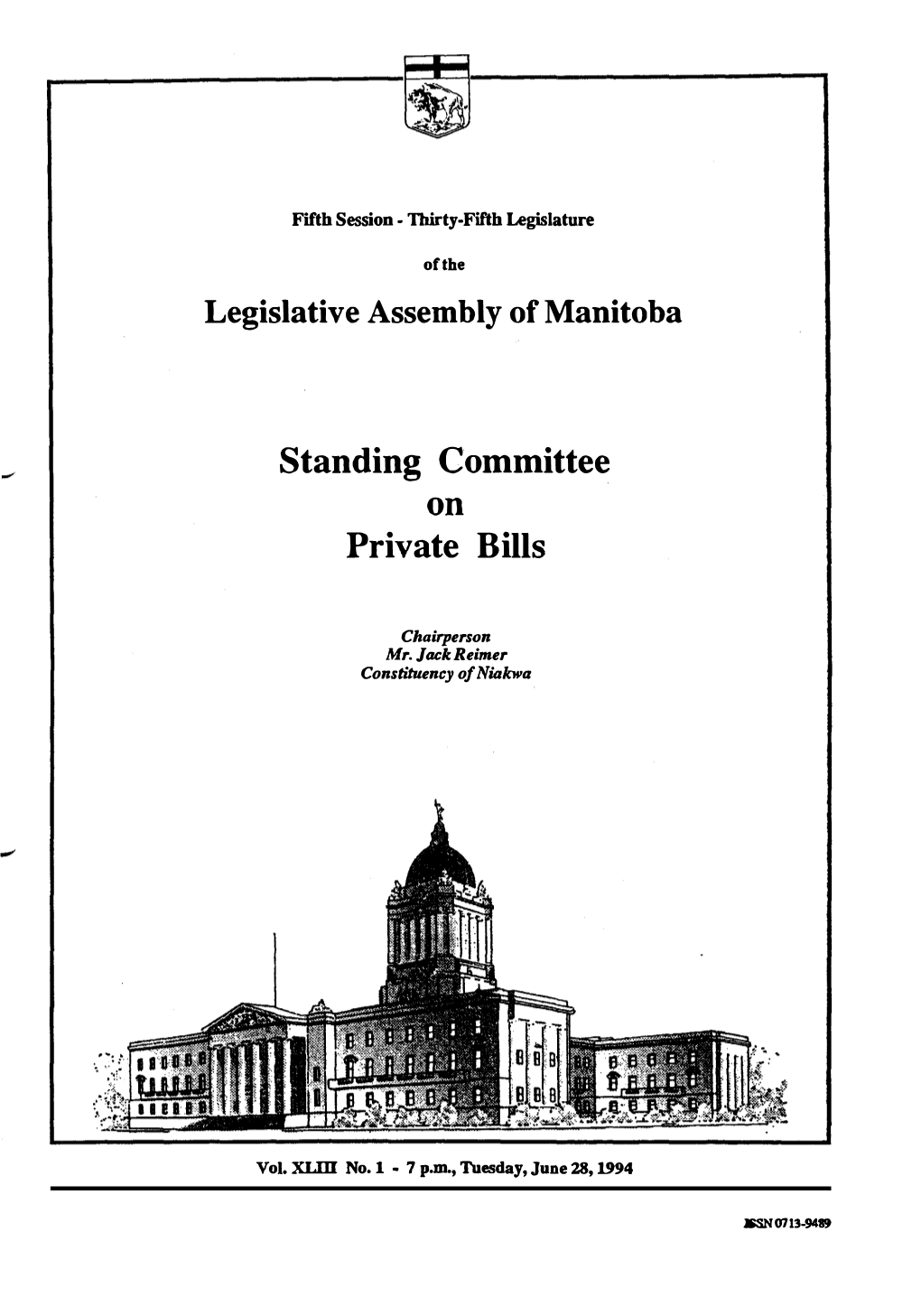 Standing Committee on Private Bills