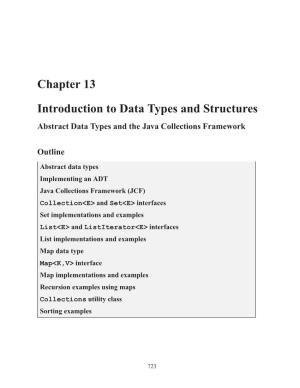 Chapter 13 Introduction to Data Types and Structures