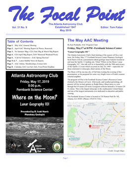 The May AAC Meeting Page 1