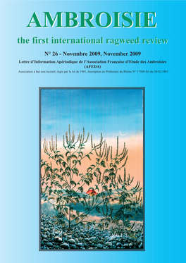 The First International Ragweed Review