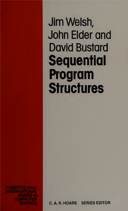 Sequential Program Structures