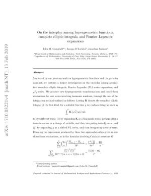 On the Interplay Among Hypergeometric Functions, Complete