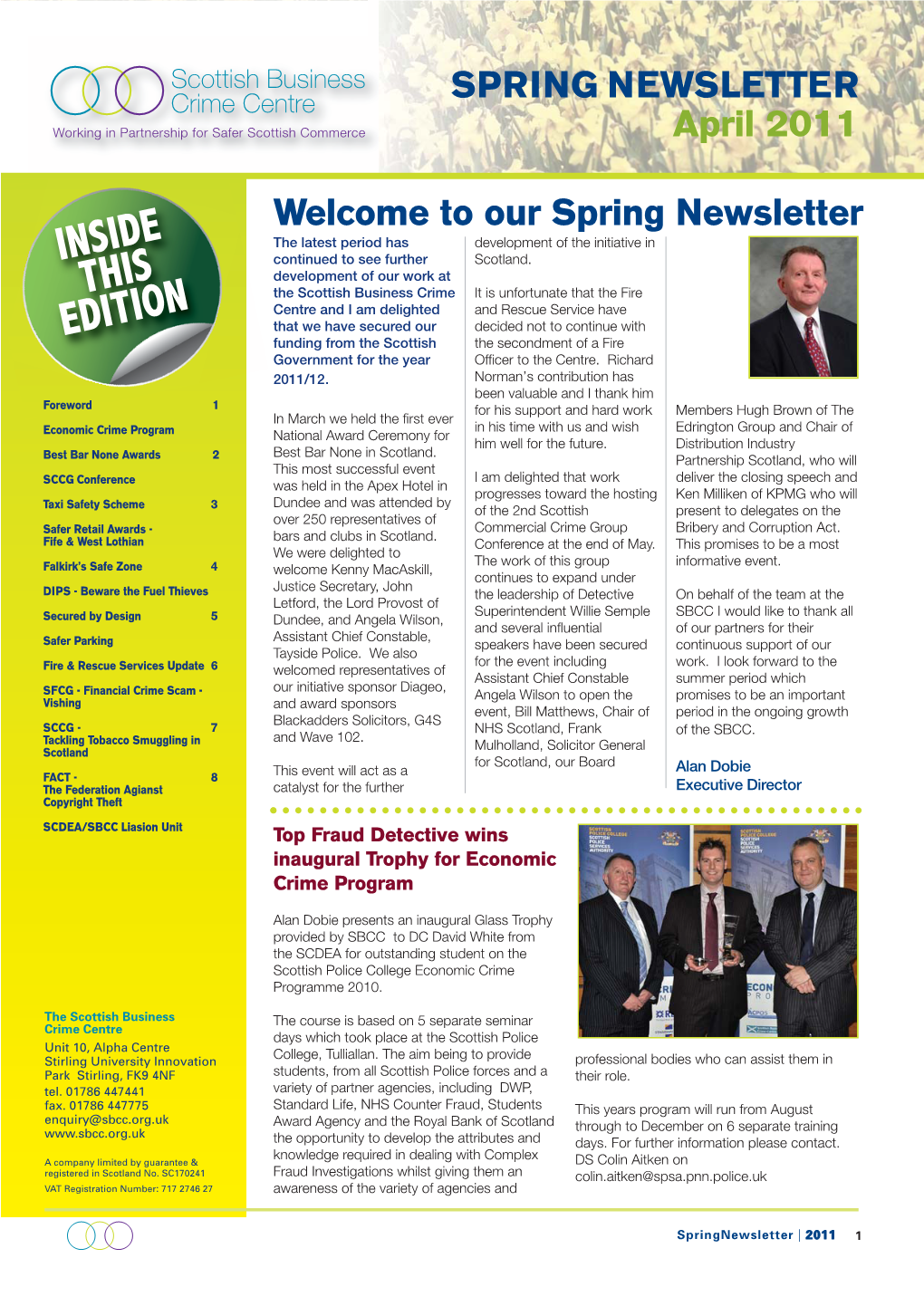 Spring News:SBCC Spring Newsletter