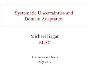 Systematic Uncertainties and Domain Adaptation