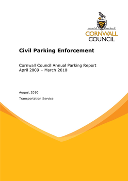 Civil Parking Enforcement