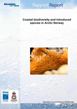 Coastal Biodiversity and Introduced Species in Arctic Norway