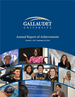FY 2018 Annual Report of Achievements