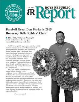 Baseball Great Don Baylor Is 2015 Honorary Della