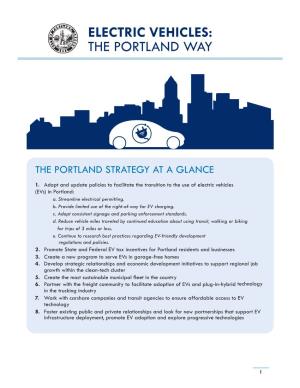 Electric Vehicles: the Portland Way
