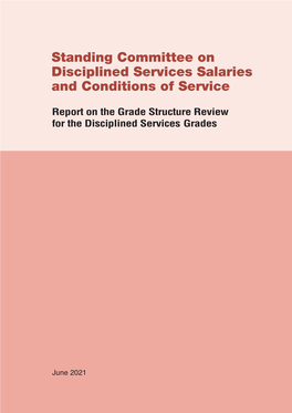 Report on the Grade Structure Review for the Disciplined Services Grades