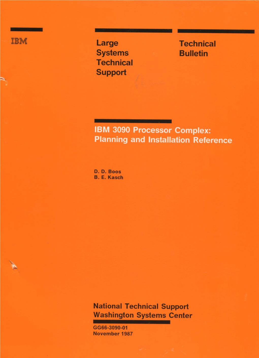 IBM 3090 Processor Complex: Planning and Installation Reference