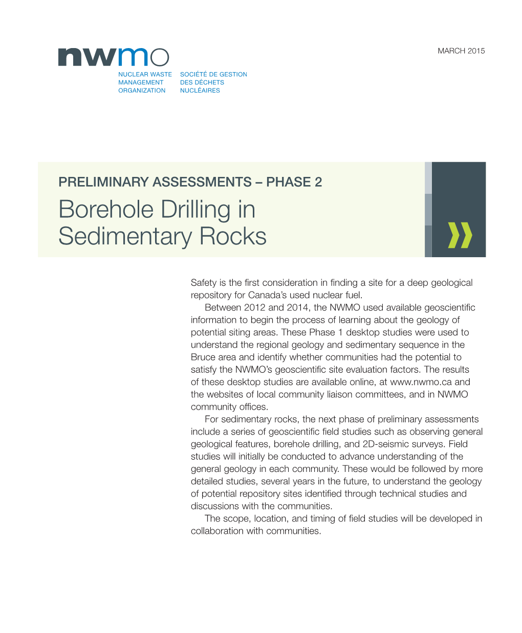 Borehole Drilling in Sedimentary Rocks