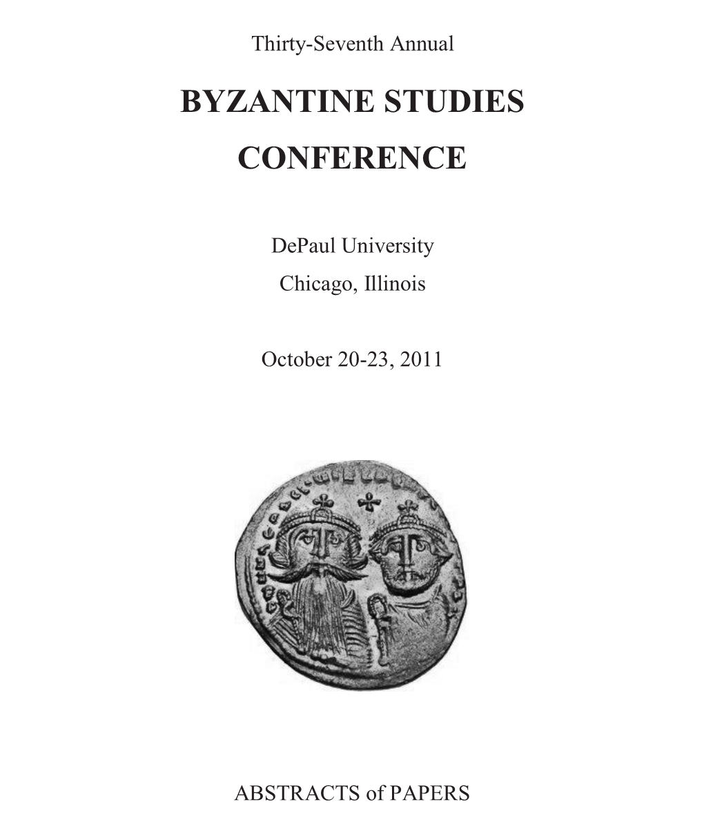 Byzantine Studies Conference