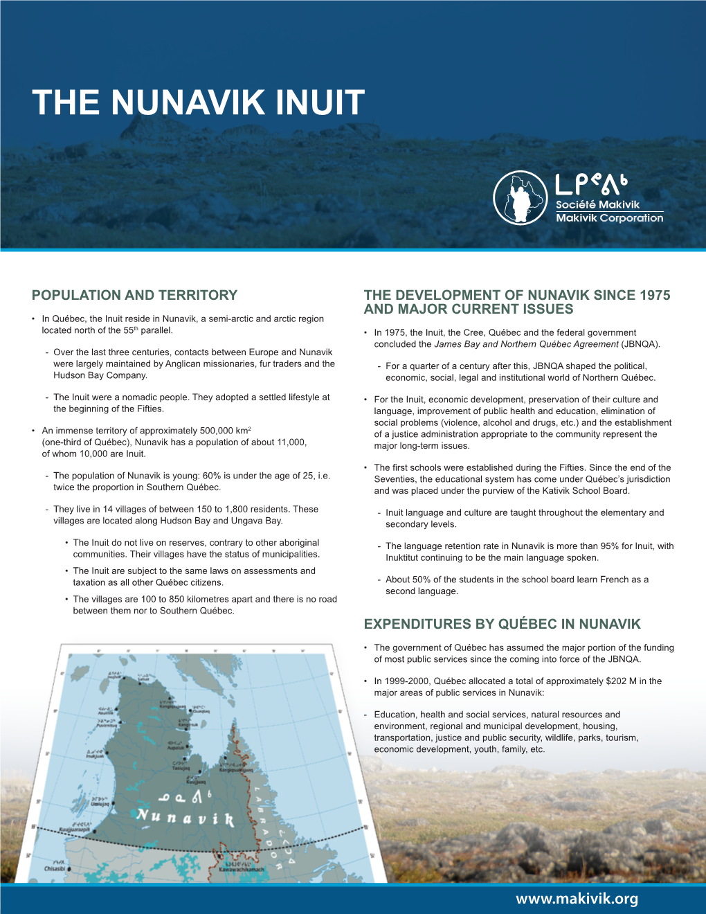 THE Nunavik INUIT