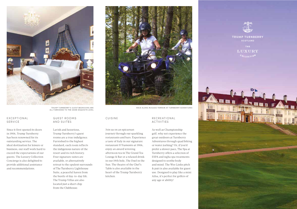 Trump Turnberry Rack Brochure Fv