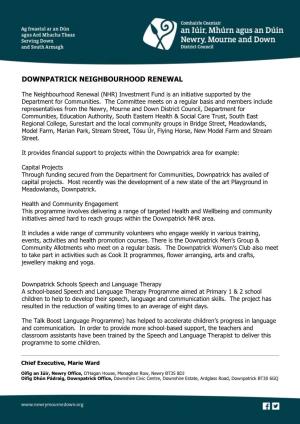 Downpatrick Neighbourhood Renewal