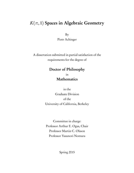 Spaces in Algebraic Geometry