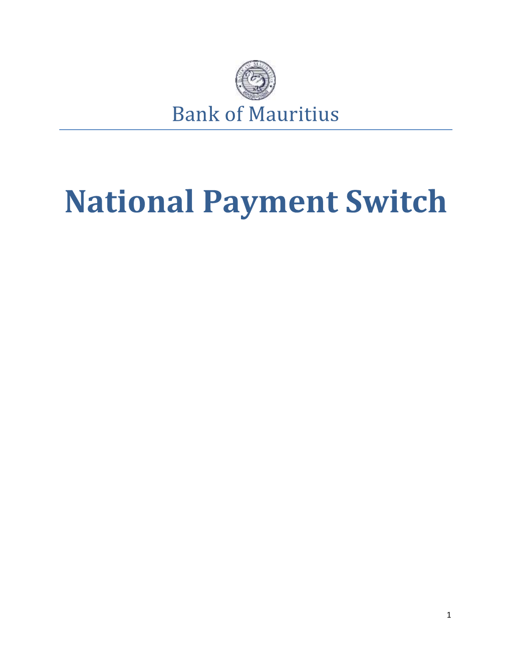 National Payment Switch