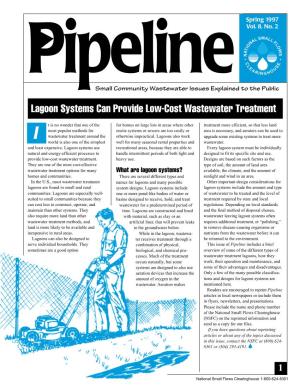 Lagoon Systems Can Provide Low-Cost Wastewater Treatment