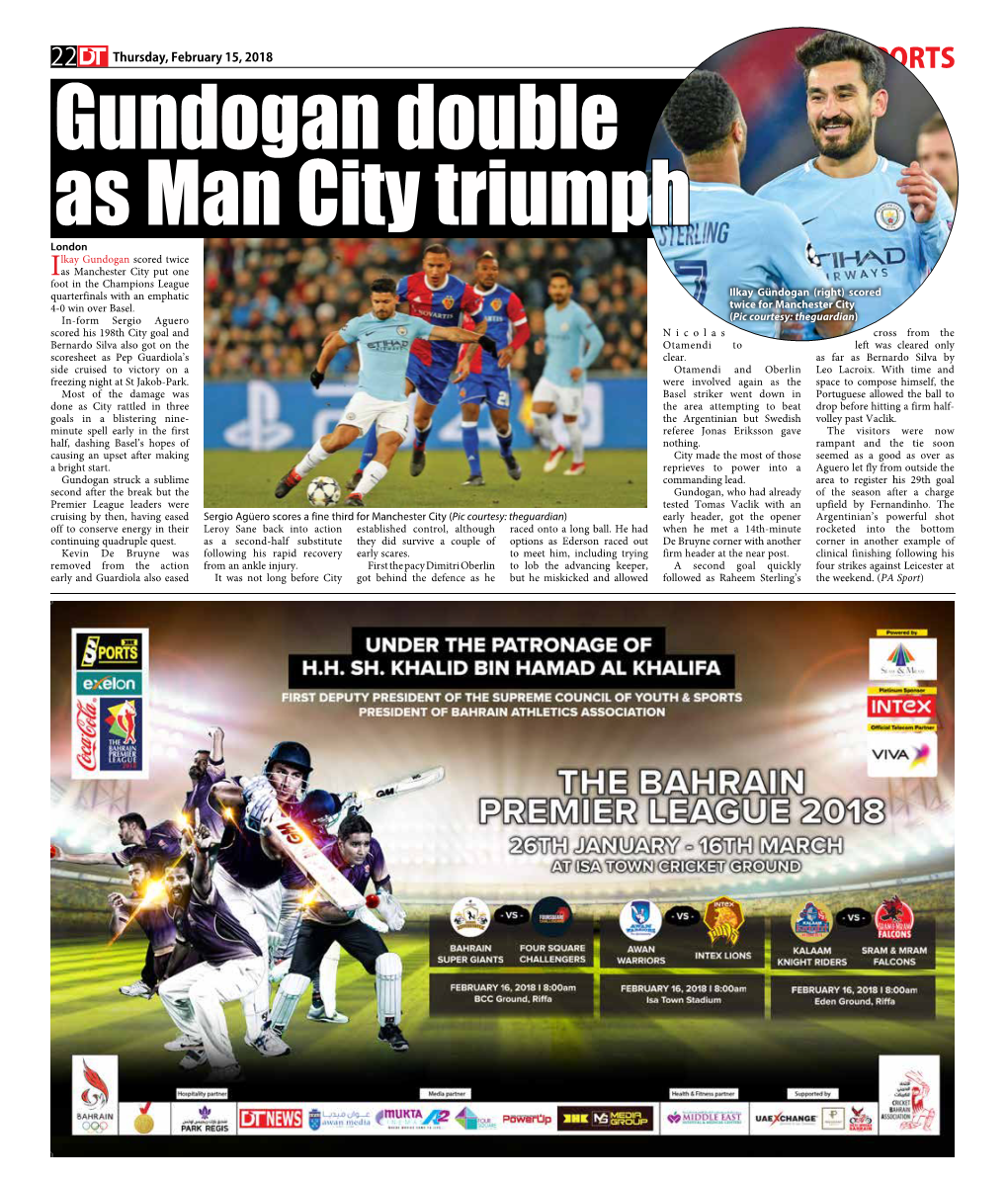 Gundogan Double As Man City Triumph