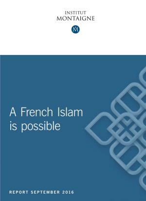 A French Islam Is Possible